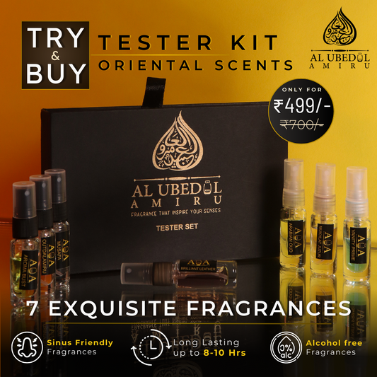 Tester Kit (Oriental Scents)  - 7 Perfume Testers (10 ml)